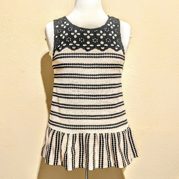 FREE PEOPLE peplum top (small) - Picture 2 of 10